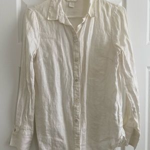 HM linen button down size 4
